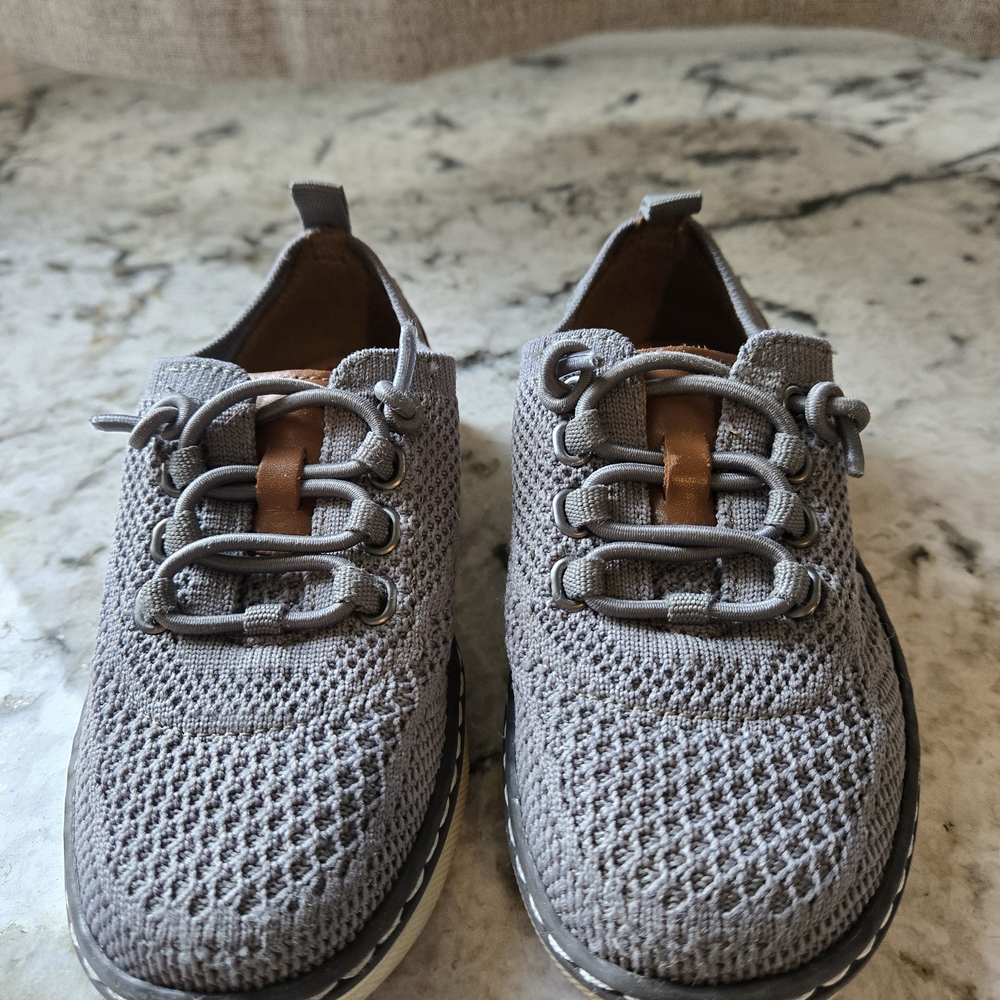 Johnston & Murphy Kids Gray Dress Shoes